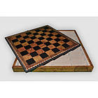 Шахове поле для укладання шахів Nigri Scacchi (Старовинна карта) 35х35 (без фігур), фото 4