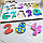 Дерев'яний дитячий кольоровий сортер для вивчення цифр, фото 3