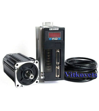 Серводвигун, серводрайвер 90ST-M04025, 1000W, 4 Nm, фото 1