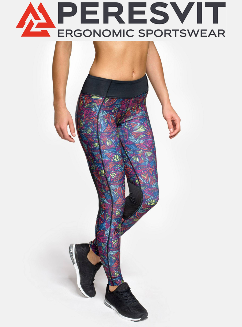 Жіночі компресійні жіночі легінси Peresvit Air Motion Women's Printed Leggins Triangle Curls