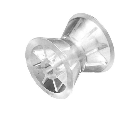 Опорний ролик 3" прозорий, фото 1