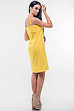 Літнє плаття сарафан на бретельках Амалія 42 розмір жовте, фото 4