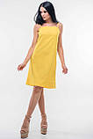 Літнє плаття сарафан на бретельках Амалія 42 розмір жовте, фото 6