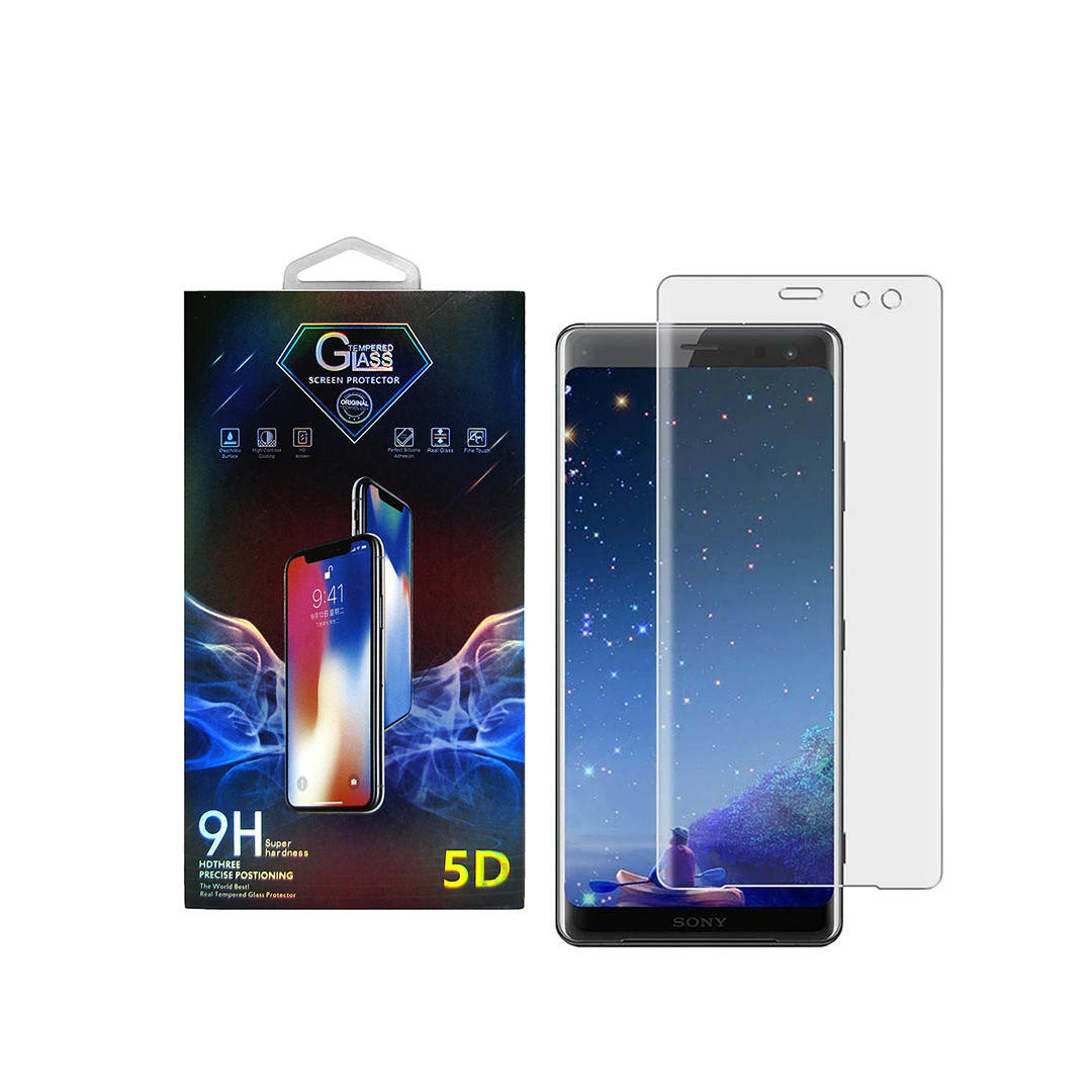Захисне скло Premium Glass 5D Side Glue для Sony Xperia XZ3 Transparent, фото 1