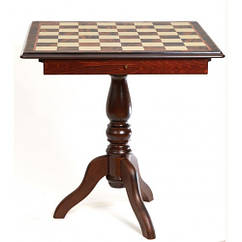 Шаховий стіл Nigri Scacchi, з місцем для укладання шахів без фігур