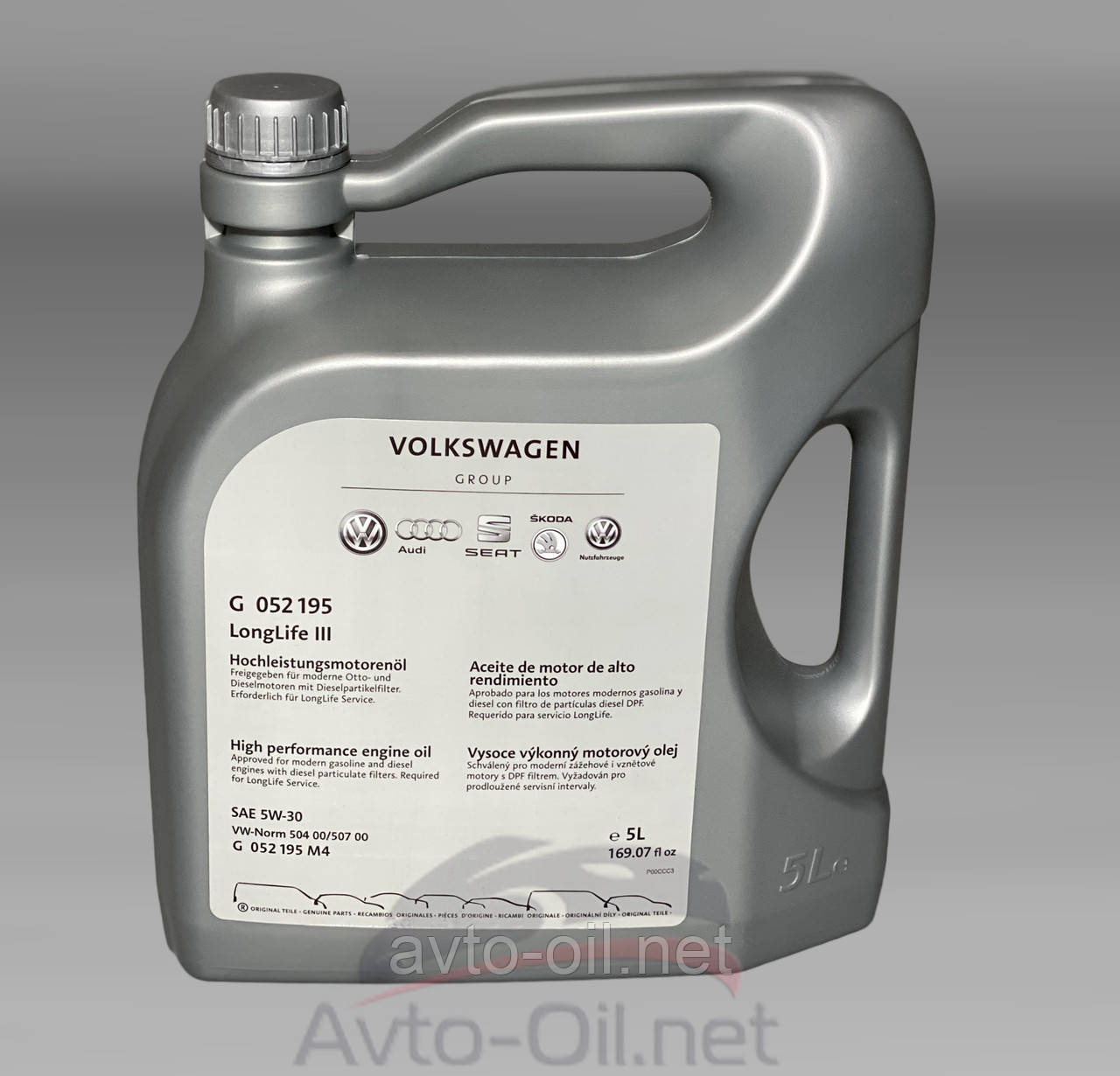 Масло моторне Volkswagen VAG 5w30 LongLife III 5л