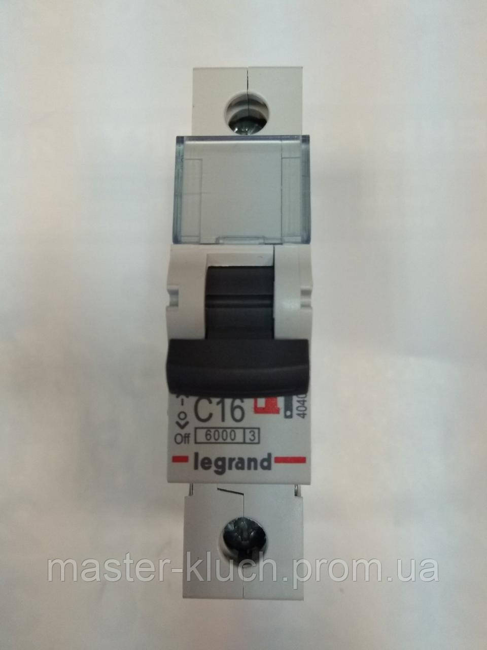 Автоматический выключатель 16A 1P Legrand TX3 - фото 3 - id-p28963670