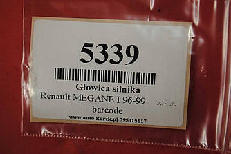 Renault Megane I 1.9 DTI Головка блоку цилидров , ГБЦ Двигуна