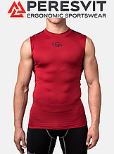 Компресійна футболка чоловіча Peresvit Air Motion Compression Tank Red Black