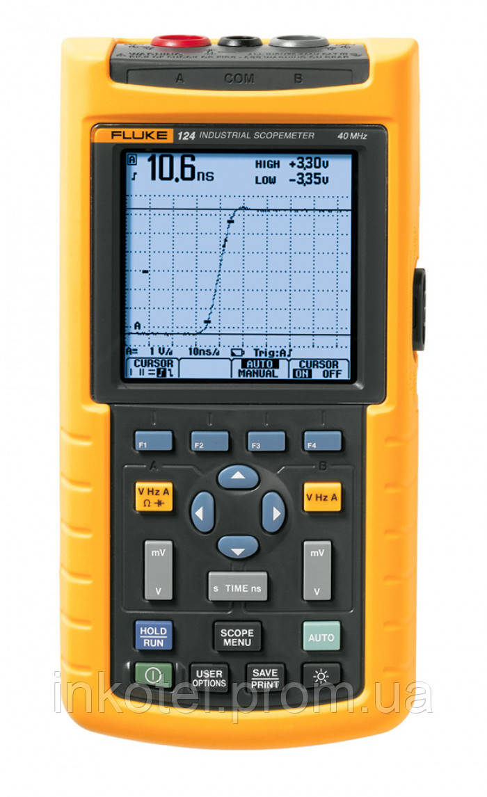 Портативный осциллограф-мультиметр Fluke 124B - фото 1 - id-p1127977572