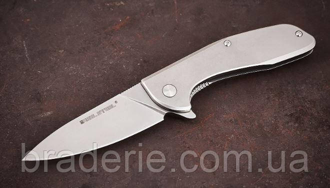 Ніж складаний Real steel E571 Stonewash на підшипниках