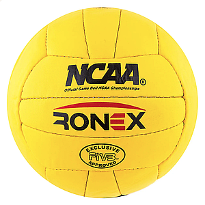 М'яч волейбольний Ronex жовтий розмір 5 ручна робота