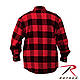 Чоловіча сорочка фланелева Буффало Extra Heavyweight Buffalo червона Rotcho USA, фото 4