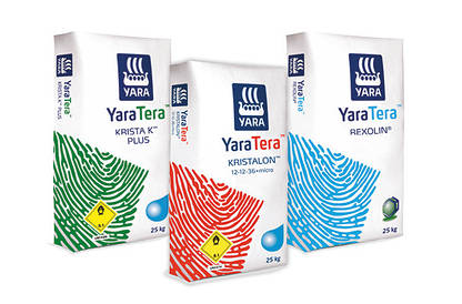 YaraTera / ЯраТера - комплексні водорозчинні добрива / кристалони