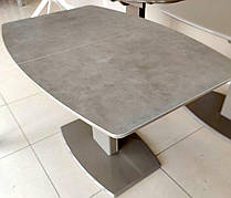 Стіл обідній розкладний Мілан-1 TES Mobili, стільниця з керамічним покриттям brown