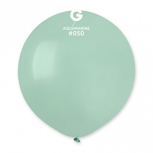 Латексна кулька пастель аквамарин 19" /50 /45 см Gemar