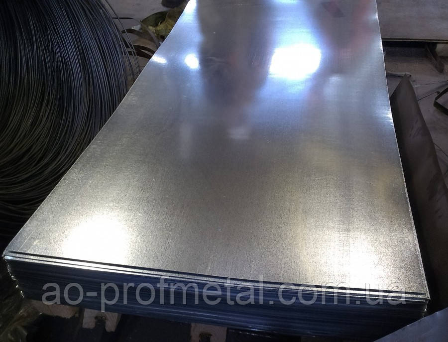 Оцинкованный лист размером 1000х6000 мм с толщиной 0,2 мм., фото 1