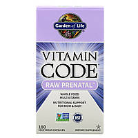 Витамины для беременных Garden of Life "Vitamin Code" Raw Prenatal, комплекс для мамы и ребенка (180 таблеток)
