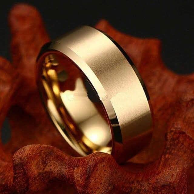 Американка Shliff 8 мм, Обручальное кольцо женское, мужское, нержавеющая сталь. - фото 1 - id-p1128046884
