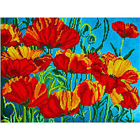 Схема для вишивання бісером "Червона фарба".