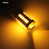 Світлодіодна лампа LED T20 4014-33SMD LENS жовтий (ціна за 1 штуку), фото 3