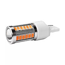 Світлодіодна лампа LED T20 4014-33SMD LENS жовтий (ціна за 1 штуку), фото 2