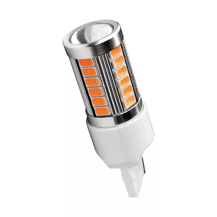 Світлодіодна лампа LED T20 4014-33SMD LENS жовтий (ціна за 1 штуку), фото 2