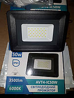 Светодиодный прожектор 50W SMD LED AVT4-IC 50W IP65 холодный 6000К