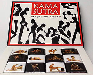 Шоколадний набір "Камасутра" 60 г — Подарунок для справжньої пристрасті — Шоколад для закоханих