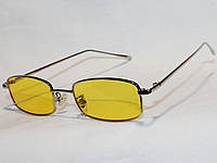 Очки солнцезащитные Sun Chi S31035 серебро желтый узкие разборная оправа для очков для зрения