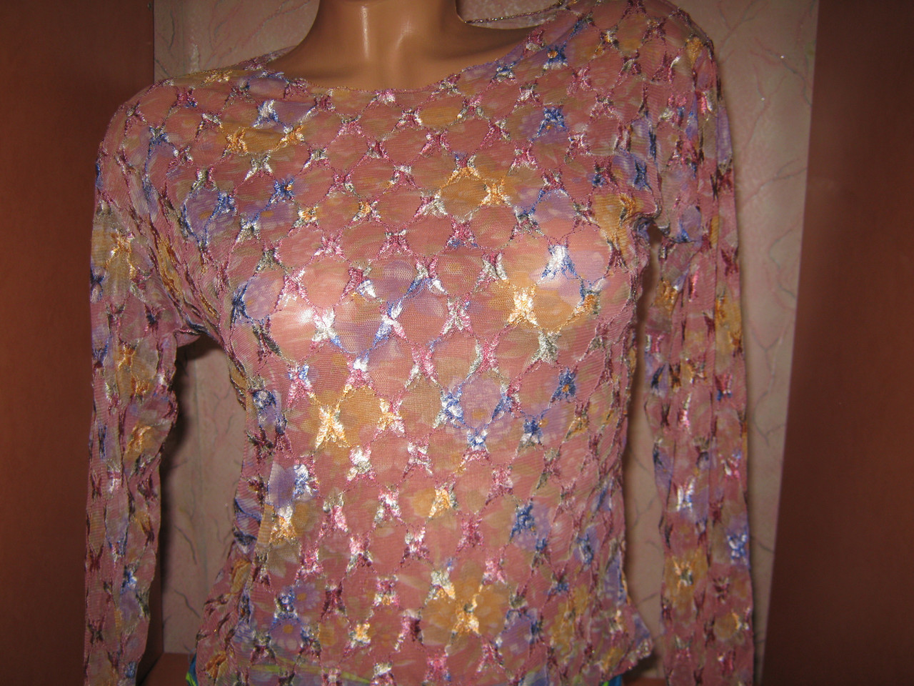 Прозора блуза жіноча б/у розмір 44-46