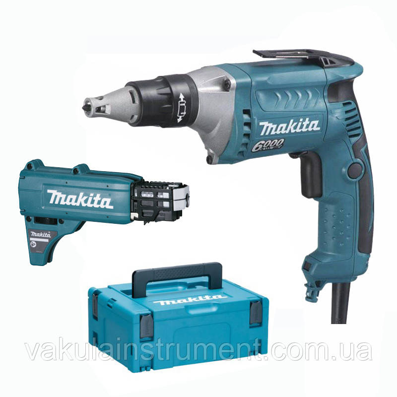 Мережевий шупуповерт для гіпсокартону Makita FS6300JX2
