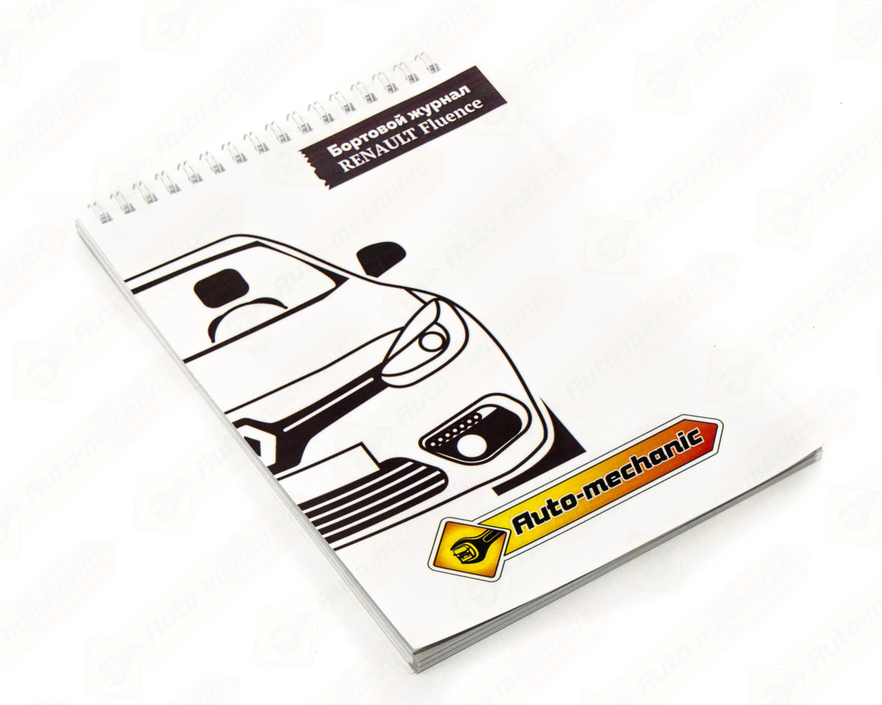 Блокнот "Бортовий журнал Fluence" на Renault Fluence — Auto-Mechanic (Фірмові) - NRFLU, фото 1