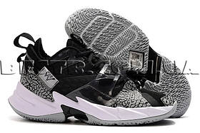 Кросівки Jordan Why Not Zer0. 3 " Black Cement Elephant Print "