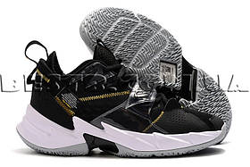 Кросівки Jordan Why Not Zer0. 3 " Black/White-Metallic Gold "