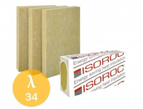 120мм Мінвата фасадна ISOROC 120мм вата фасад утеплення ціна за лист ...