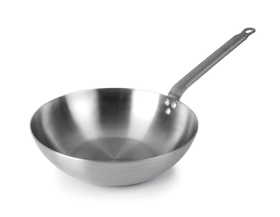 Сковорода WOK "Woks" 28х8см з чорної сталі, без кришки Lacor