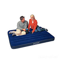 Надувний матрац Intex 64758 Classic Downy Airbed 191х137х25 см