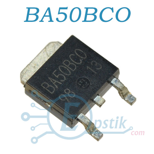 BA50BCO, стабілізатор напруги, 5 В, 1 А, TO252, фото 1