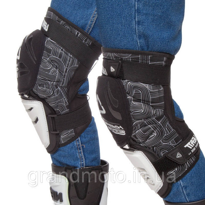 Мотонаколінники Leatt Knee Guard 3DF укорочені білі