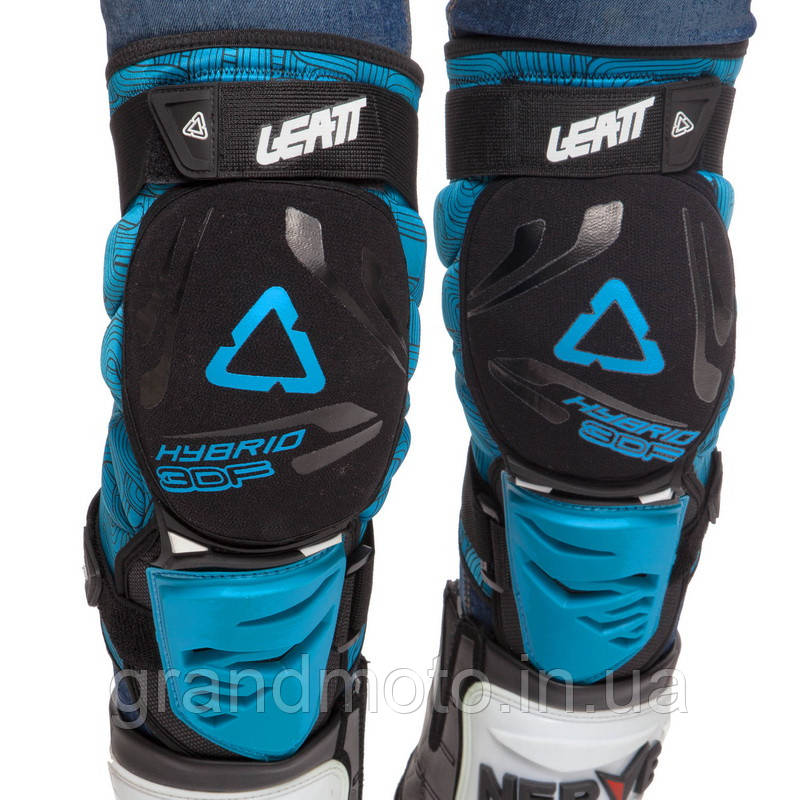 Мотонаколенники Leatt Knee Guard 3DF укорочені сині