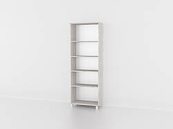 Книжний стелаж для дому з 5 місткими комірками Напольні дизайн полиці для книг та квітів із ДСП