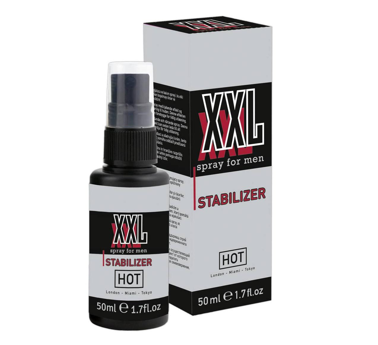 Спрей-пролонгатор що збільшує об'єм для чоловіків 50мл HOT XXL, фото 1