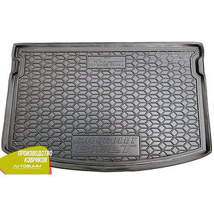 Авто килимок в багажник Chevrolet Bolt EV 2016 - верхня полиця (Avto-Gumm) Автогум