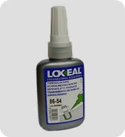 Фиксатор резьбы LOXEAL 86-54, высокая прочность, для зазоров до 0,3 мм, 50 мл