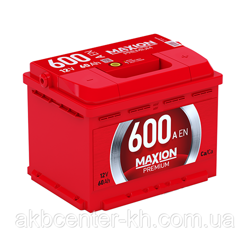 Автомобільний акумулятор MAXION PREMIUM 6С-60 А2E R