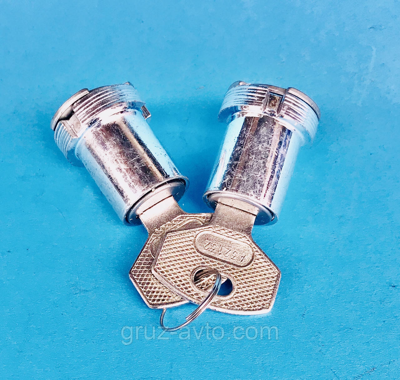 Замок дверної ручки з ключем комплект — 2 шт. КАМАЗ 5320