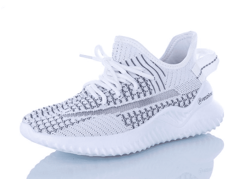 Стильні кросівки Restime текстильні сірі на піні 38р., фото 1