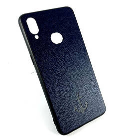 Чохол накладка для Samsung A10s, A107 на задню панель Magnetic Leather Case з магнітом синій