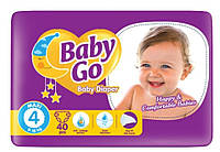 Подгузники Baby Go Maxi размер 4 (9-18 кг), 40 шт.